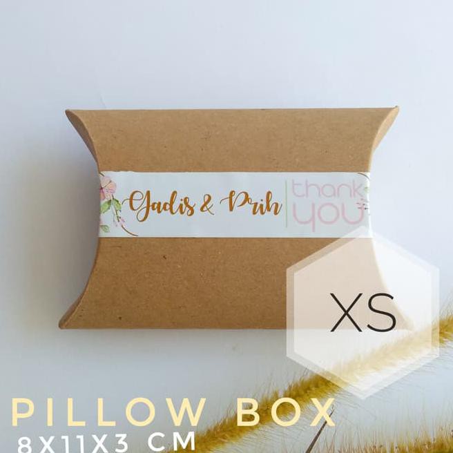 

Zfeb Pillow Box Extra Small: 8X11X3 Cm Dus / Box / Kemasan / Paperbox Qgmo