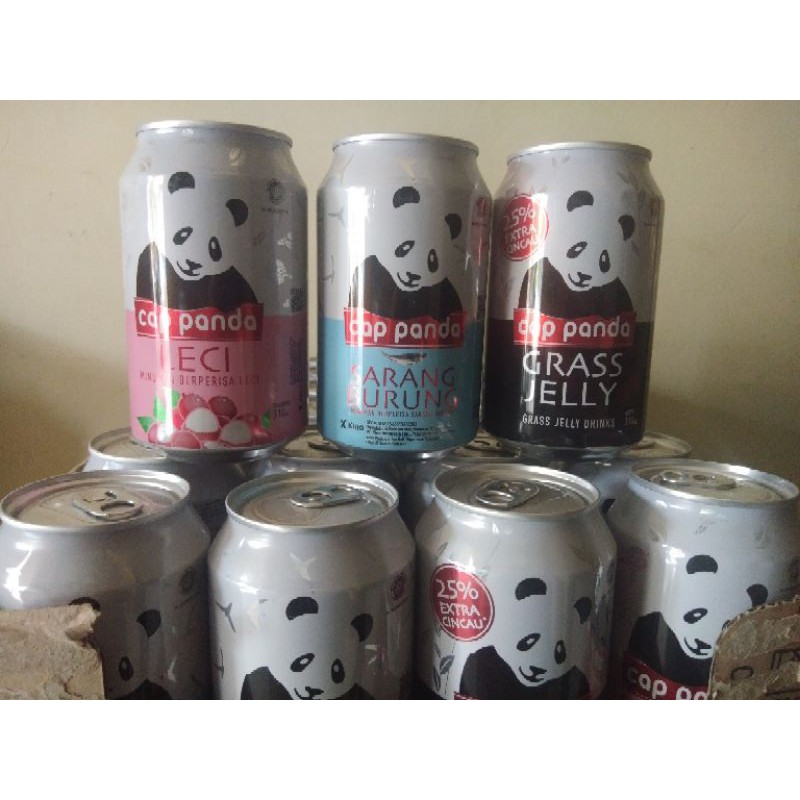 

~ MINUMAN KALENG CAP PANDA ~ 310 ml