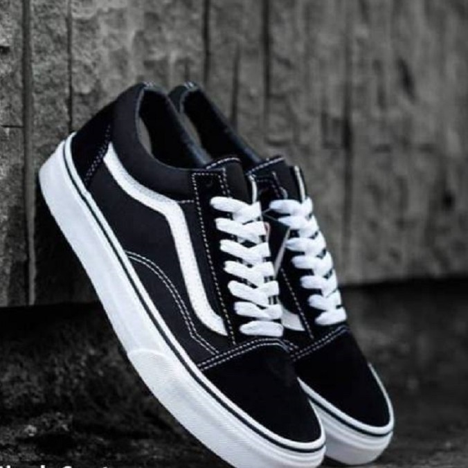 Sepatu Vans OS pvc Black White Murah Terlaris Sepatu Sneakers oldschool Keren