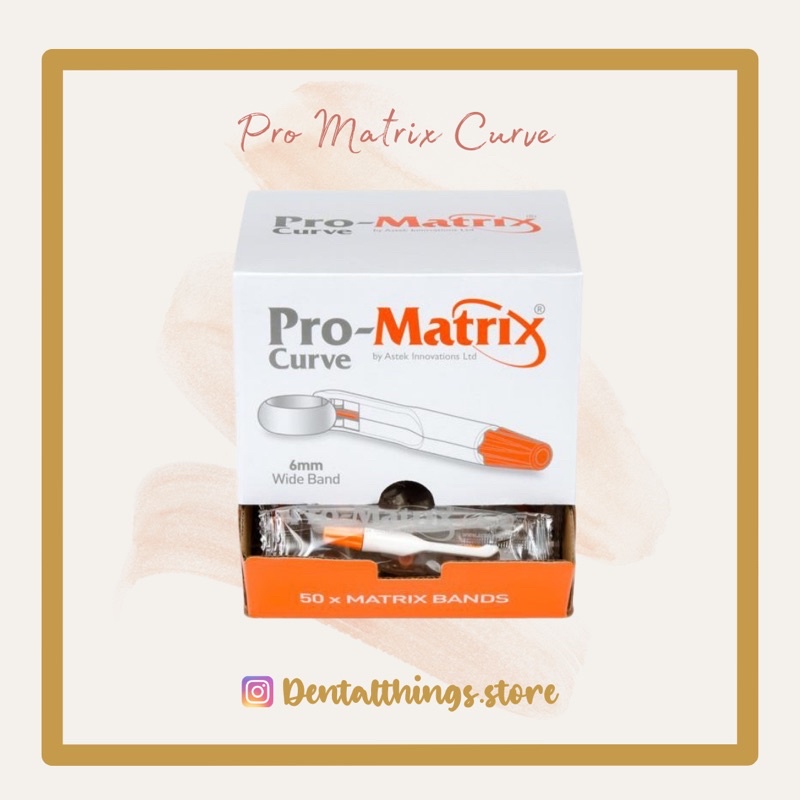 Dental pro matrix universal disposable / matrix band universal PRO MATRIX CURVE / PRO MATRIX PROMATR