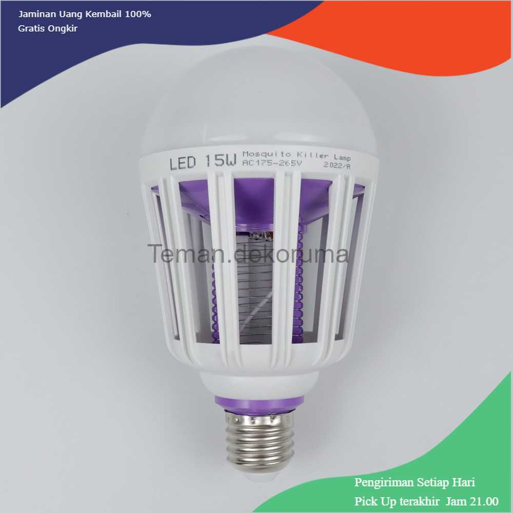 TD-DHA Lampu LED Anti Nyamuk Mosquito Bug Zapper Light Bulb 15W E27 - YC1350