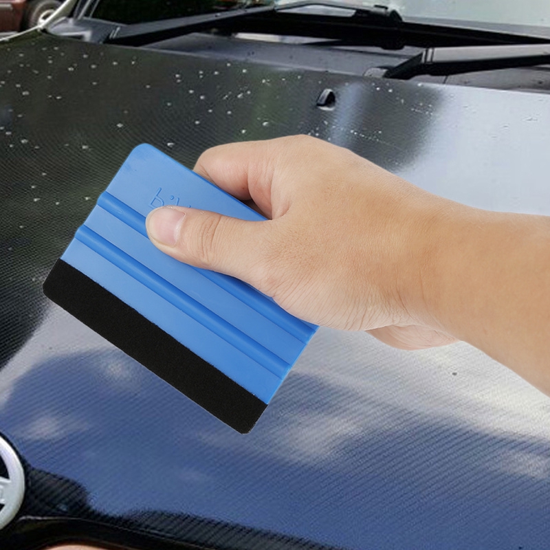 Plastik Felt Edge Squeegee Soft Felt Edge Scraper Alat Aplikasi Warna Jendela, Squeegee Mobil Decal Bungkus Vinyl Lembut