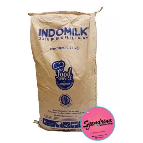 

SUSU BUBUK INDOMILK FULL CREAM KEMASAN REPACK 250GR/ 500GR/ 1KG