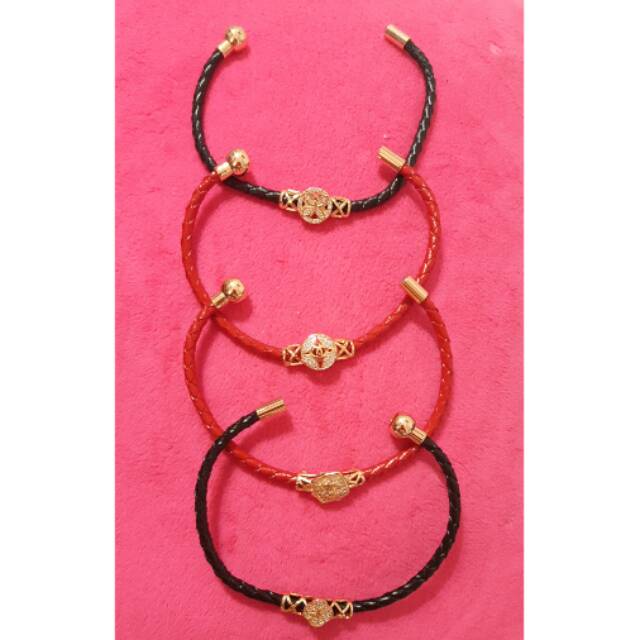 gelang tali /gelang tangan /gelang tali emas