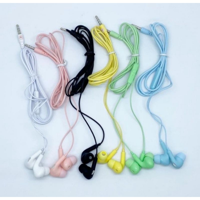 headset maacaron u28 handsfree bass dan stereo ada micnya earphones