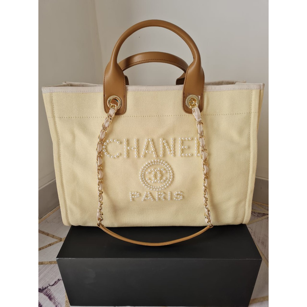 Preloved Chanel Deauville Shopping Bag