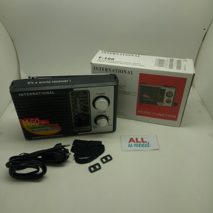 Promo Terbaru!!! Radio Jadul F-100 No Sound System / Dinamic 150W Speaker Berkualitas Terbaik