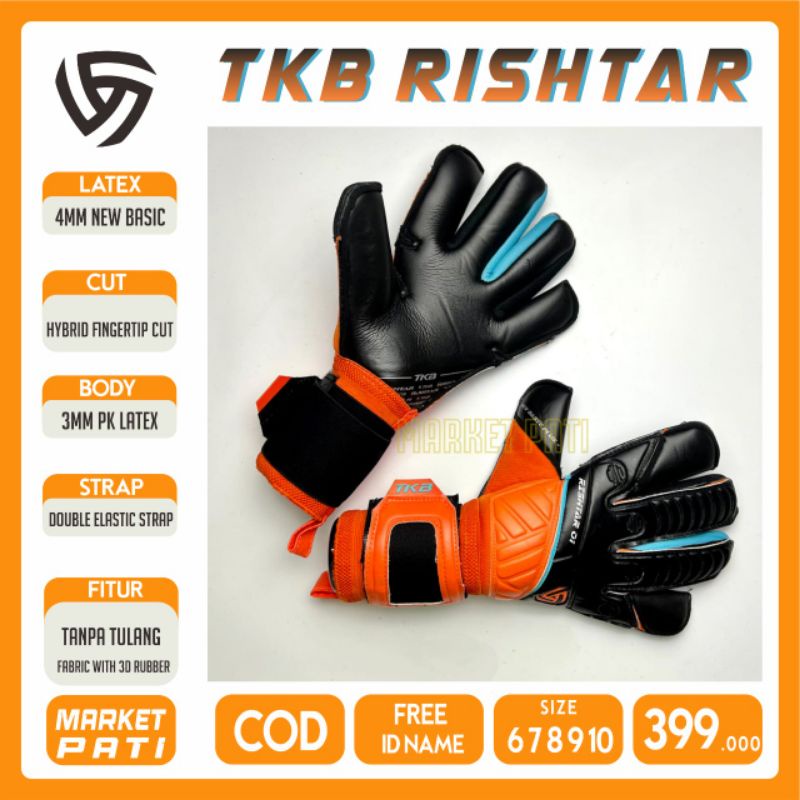 ￼TKB V RISHTAR 2022 Series Sarung Tangan Kiper Impor ORIGINAL ARES MEDUSA POSEIDON