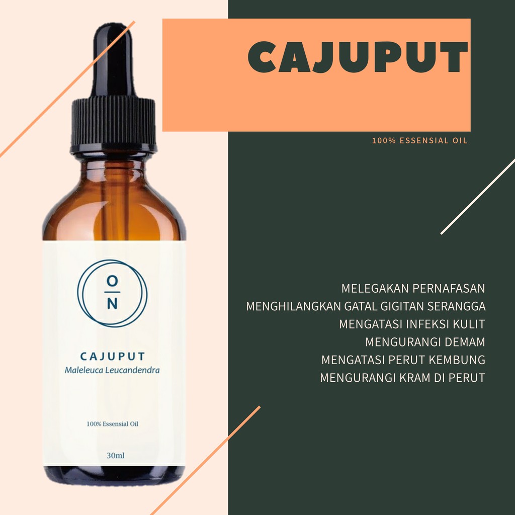 Pure Cajuput Minyak Kayu Putih Essential Oil Murni Diffuser 100% Alami