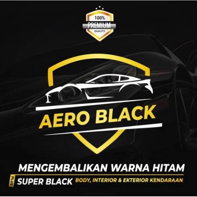 Aero Black Premium Penghitam Kendaraan Original