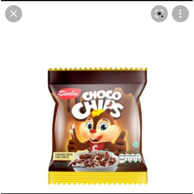 simba choco chips 6 gr ( 1renteng isi 10 bks)