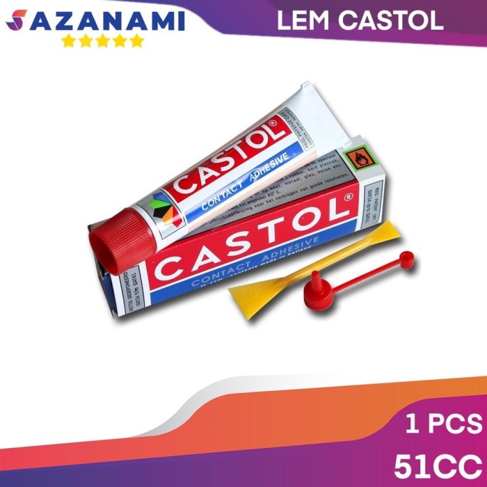 LEM CASTOL CONTACT ADHESIVE TUBE BESAR 51CC LEM KUNING