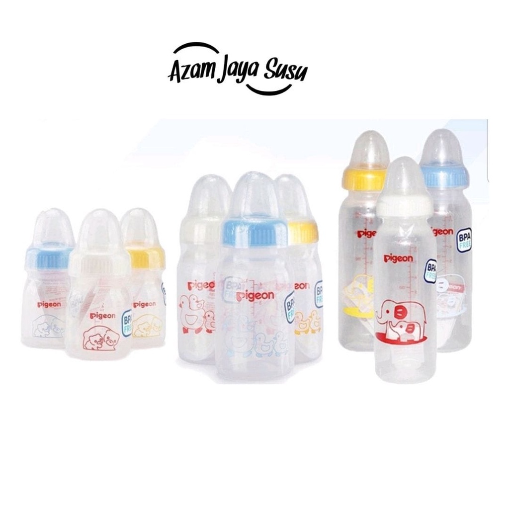 Pigeon Bottle Standard | Botol Susu Bayi 50ml / 120ml / 240ml AZZAM JAYA SUSU