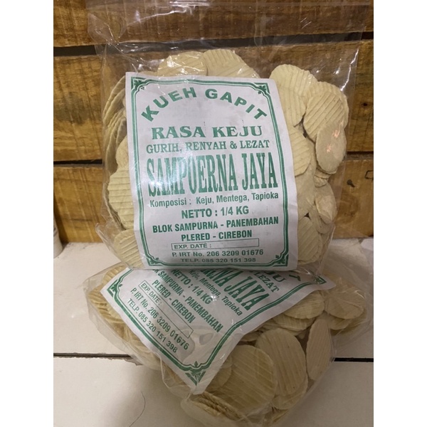 Kue Gapit Keju Khas Cirebon 1/4 KG