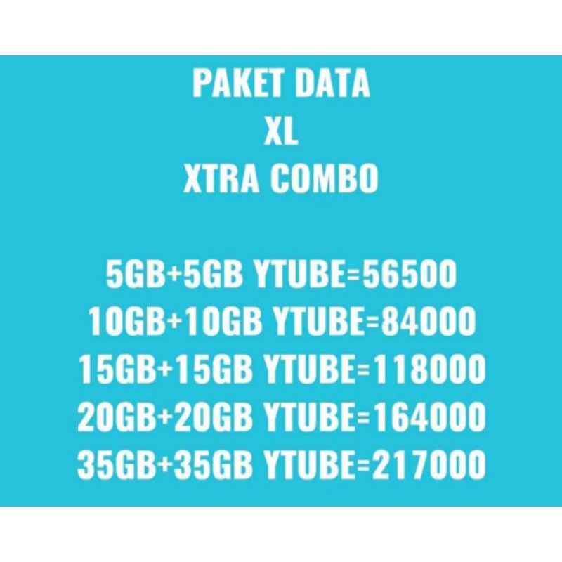 Paket data XL murah