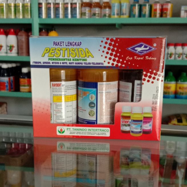 PESTISIDA PAKET KERITING PEMBASMI HAMA KERITING DAUN isi 3 botol