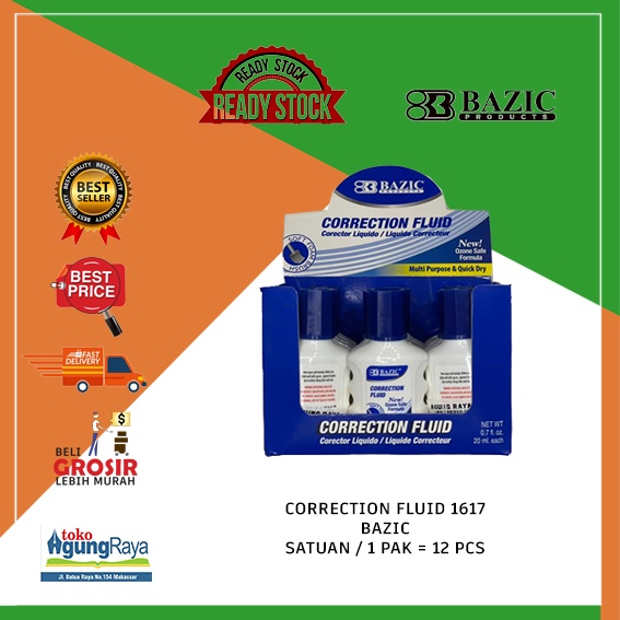 

CORRECTION FLUID 1617 | TIPE X BAZIC