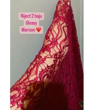 NEW ARRIVAL  9.9 KAIN KEBAYA METALIK GLOSI/VERSI RIJEK 2 KEBAYA [KODE 88]