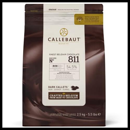 

Callebaut 811Nv Dark Chocolate Couverture 54,5% 2,5Kg