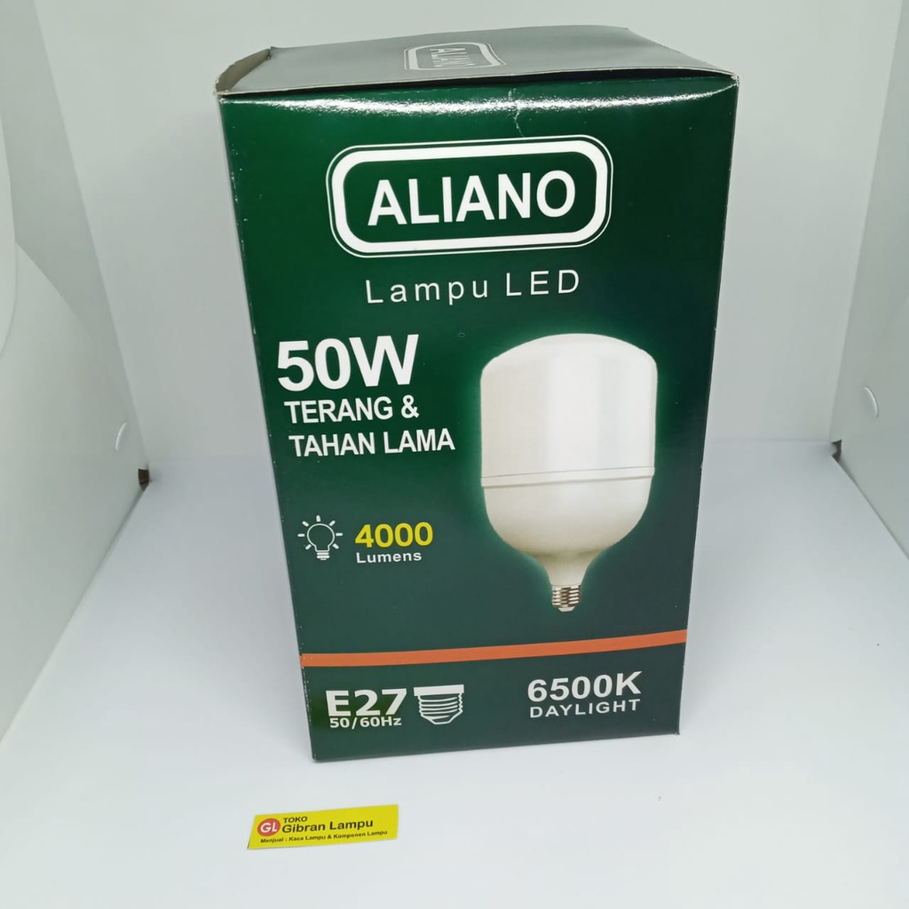 Lampu LED Aliano 50w - Bohlam LED Bulb 50 Watt - Lampu LED Murah Bagus