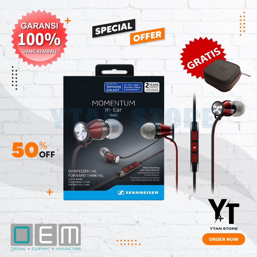 Headset Sennheiser Momentum In Ear G Earphone