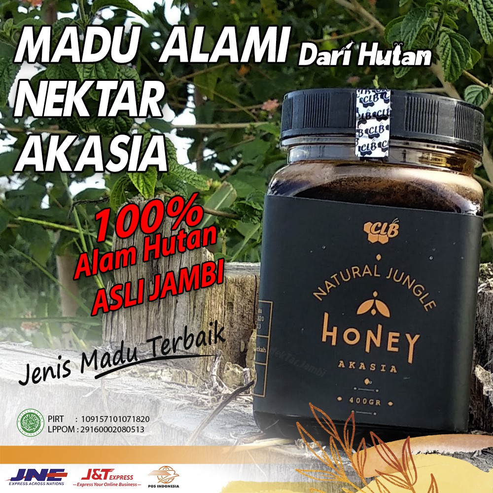 

Madu Alami Dari Hutan Nektar Akasia Sialang Premium Jambi 400g