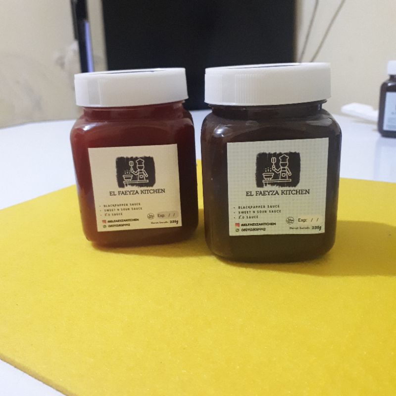 

paket hemat blacpepper & sweet n sour sauce