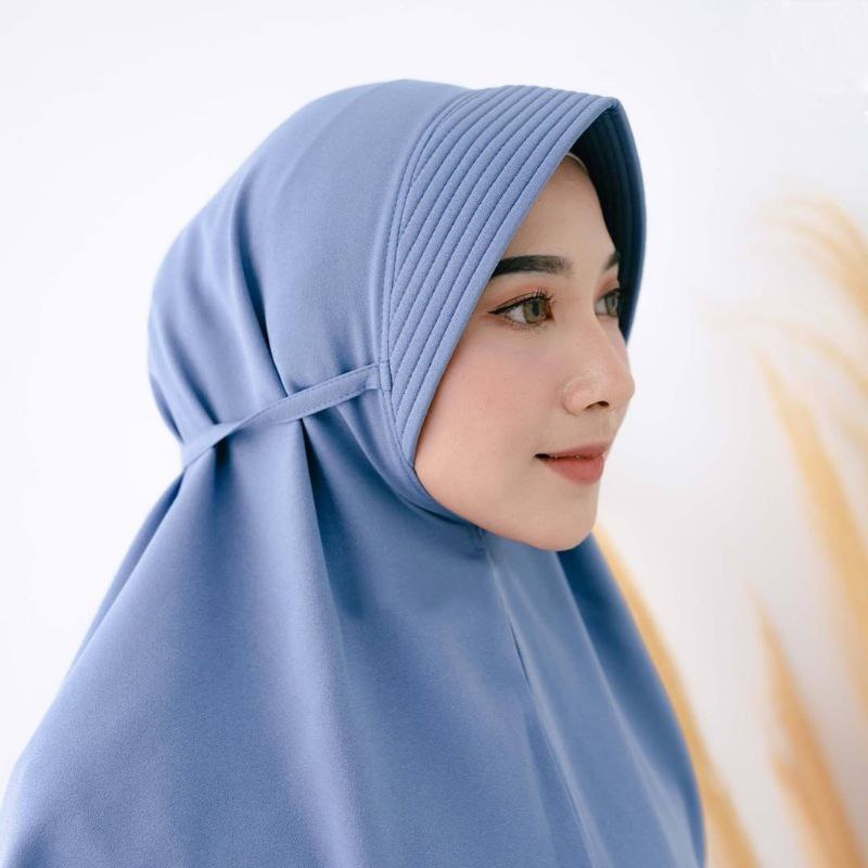 Jjilbab khimar simple pet tali//bergo maryam pet tali