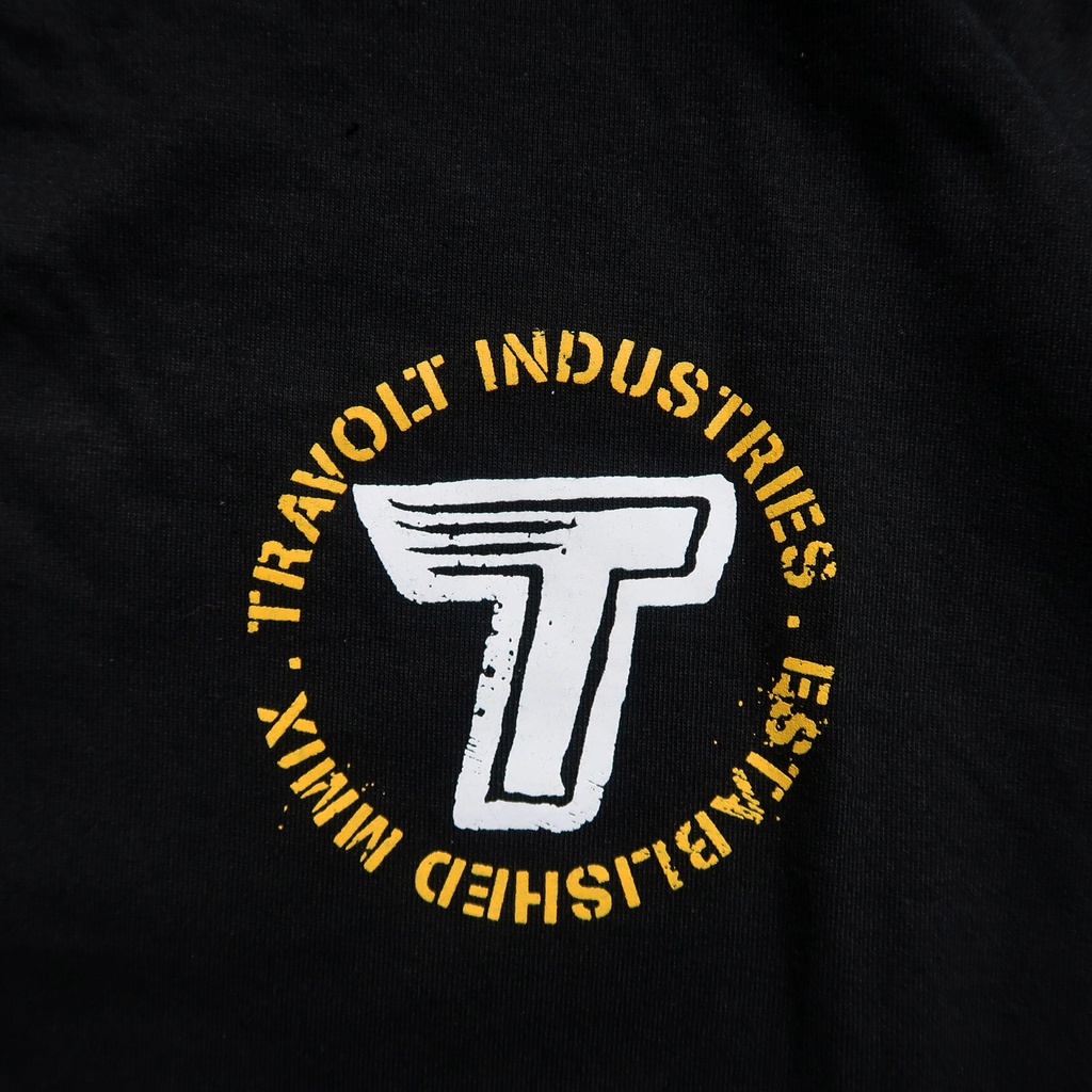 Tshirt - Bogi - Black - Hitam - Kaos - Travolt