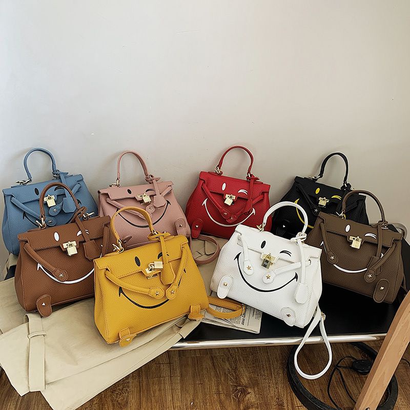 MV_Marvelouz MV805529 Tas HANDBAG Motif Smile Cantik Fashion Wanita Terbaru Ada Talpan 1kg bisa 2 supplier tas import EL 5529