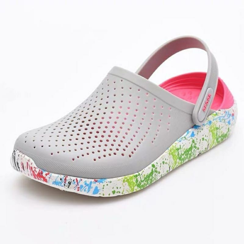 SANDAL CROCS LITERIDE DAZZLING MOTIF LIMITED EDITION CLOG MEN WOMEN / Literide motif