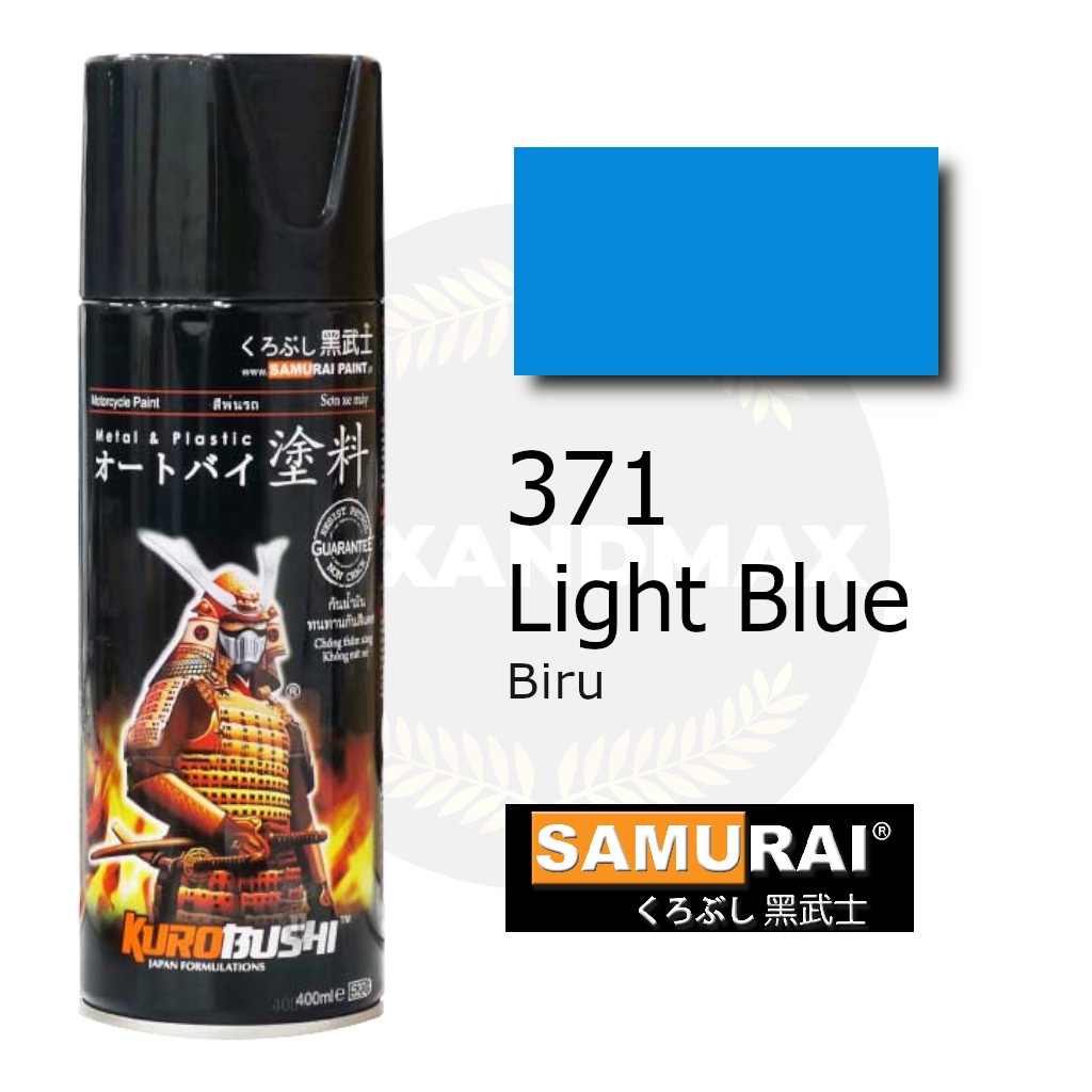 Samurai Paint Light Blue 371 Biru Muda 400 ml - Cat Semprot