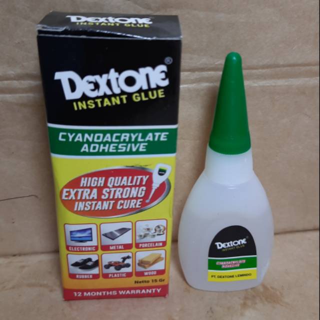 

DEXTONE SUPER GLUE/LEM SETAN / TIDAK CEPAT MENGERAS