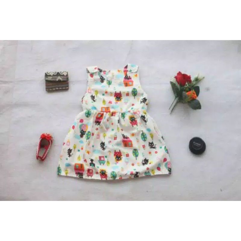 dress anak katun catra