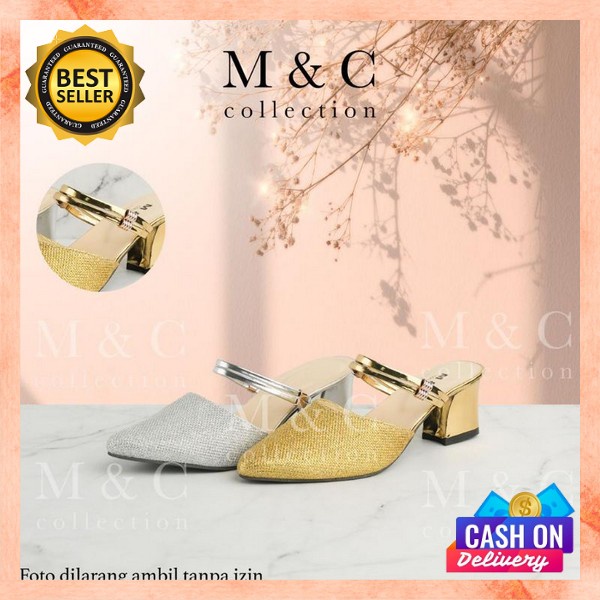 Sendal Kondangan Cewek Kekinian Murah High Heels Pesta T Wanita Haigh Hels Heals Terbaru Bridesmaid 