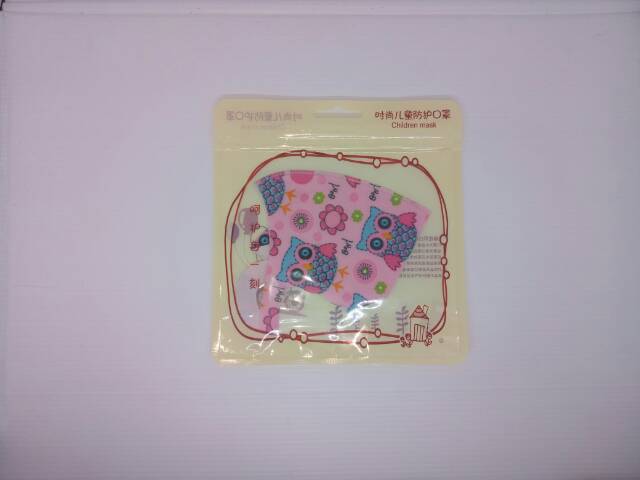 Masker anak kain scuba import non medis ready stock