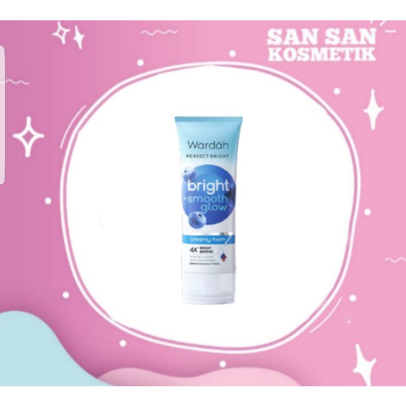 WARDAH PERFECT BRIGHT CREAMY FOAM (Biru)