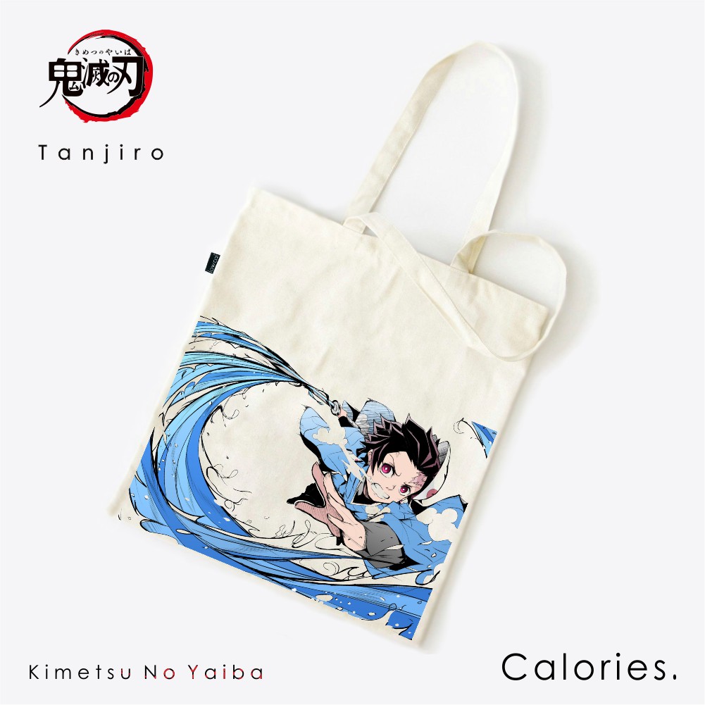 Totebag Demon Slayer Tanjiro Nezuko Inosuke Zenitsu Daki  #TODS