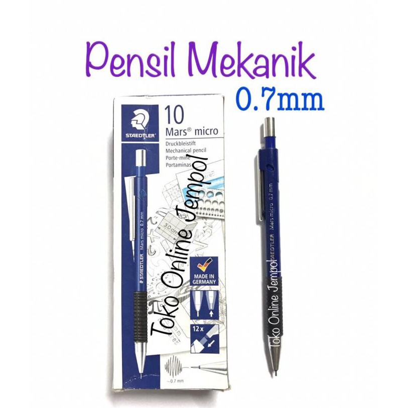 

0.7 MM PENSIL MEKANIK STAEDTLER MARS MICRO MECHANICAL PENCIL ATK1104ST