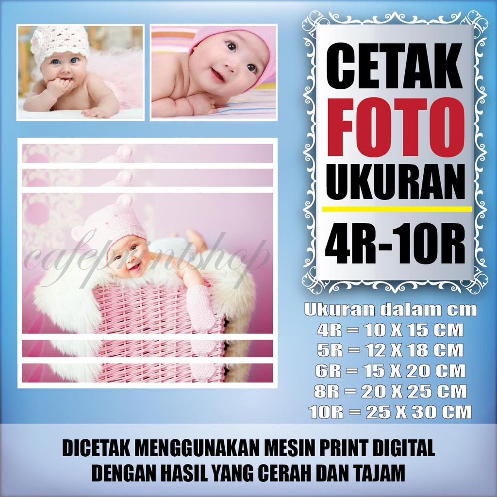 Cetak Foto Ukuran 4r 10r Ada Bonus Cetak Juga Lho Shopee Indonesia