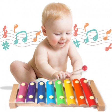 Mainan Musik Xylophone Alat Musik Anak Gambang Kulintang Gamelan Wooden Montessori Music Beginner Baby