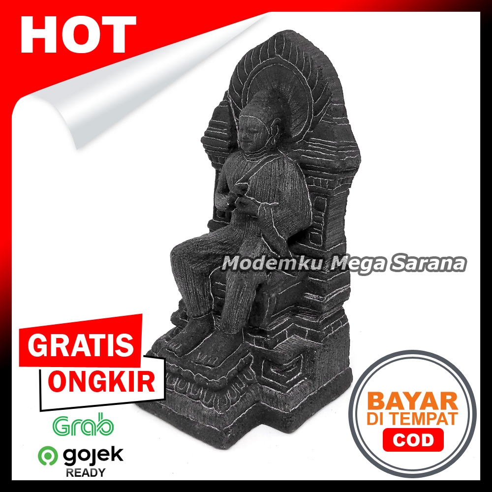 Pajangan Miniatur Patung Dewa Budha Buddha Thailand Duduk Tedeng - T16