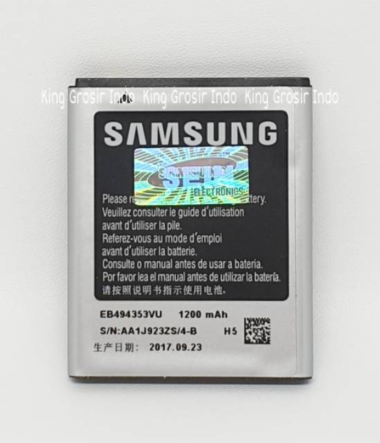 Baterai Samsung Galaxy Mini S5570 S5330 S5280 S5282 S7230 Original 100% Battery Batre