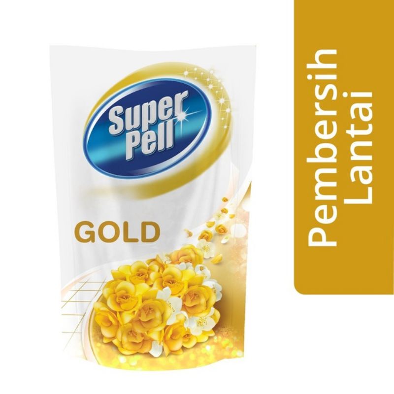 Super Pell Pembersih Lantai Gold & Luxury Pouch 770 mL