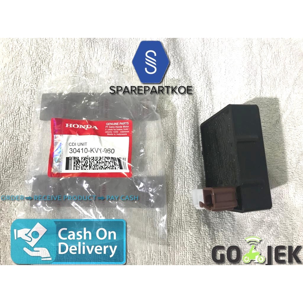 CDI BEAT KARBU  OLD ORI AHM HONDA 30410-KVY-960 ECU ORI AHM