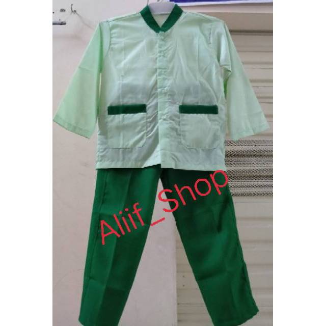 Seragam Panjang TK gabardine