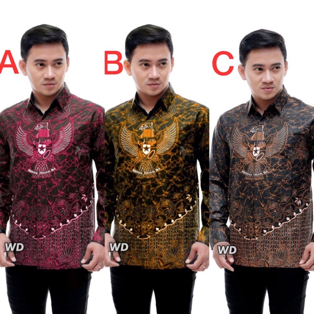 BAJU GARUDA BAJU BATIK PANCASILA BATIK GARUDA PRIA