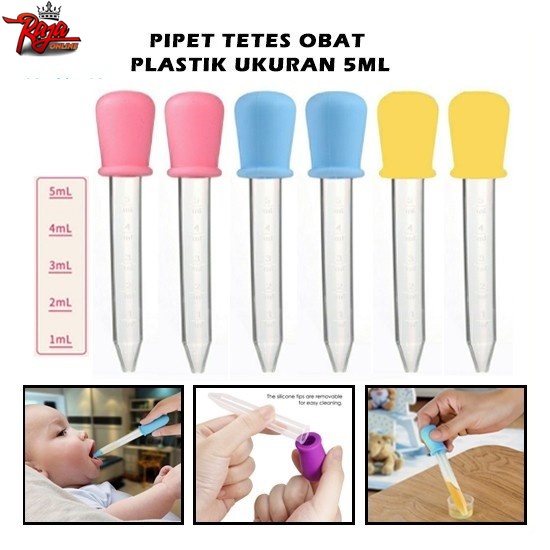 PT05 - PIPET TETES OBAT BAYI UKURAN 5 ML BABY MEDICINE FEEDER ALAT