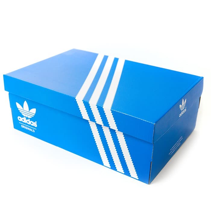 KOTAK SNEAKERS KARDUS BOX ADIDAS ORIGINAL BIRU KOTAK PENYIMPANAN SEPATU TEMPAT SIMPAN SNEAKERS SIMPL