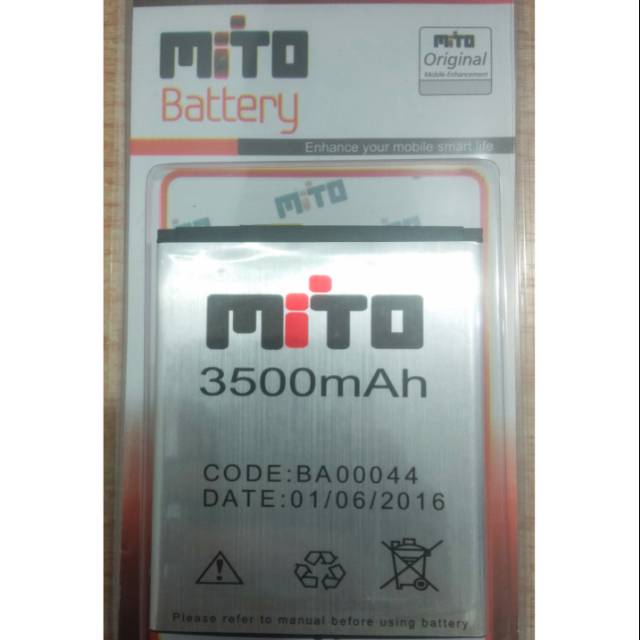 Baterai mito A95 BA00044 BA-00044 original battery batre hp